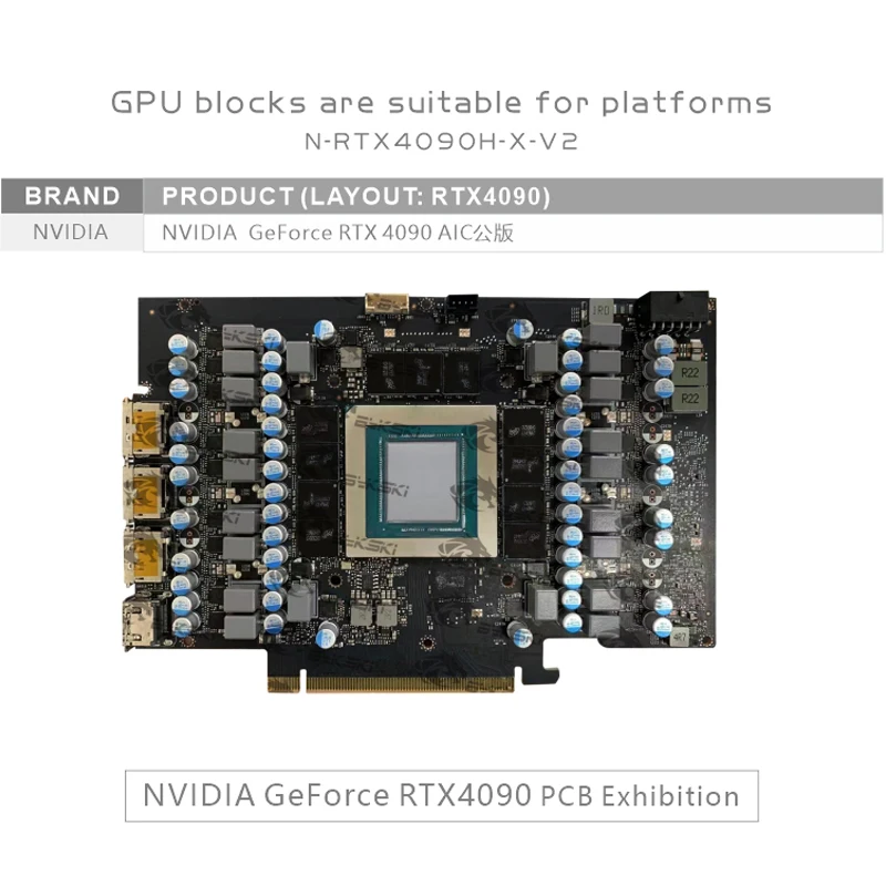 Bykski GPU Block for NVIDIA RT - огляд і ціна Rtx 4090 Water Block Full Cover