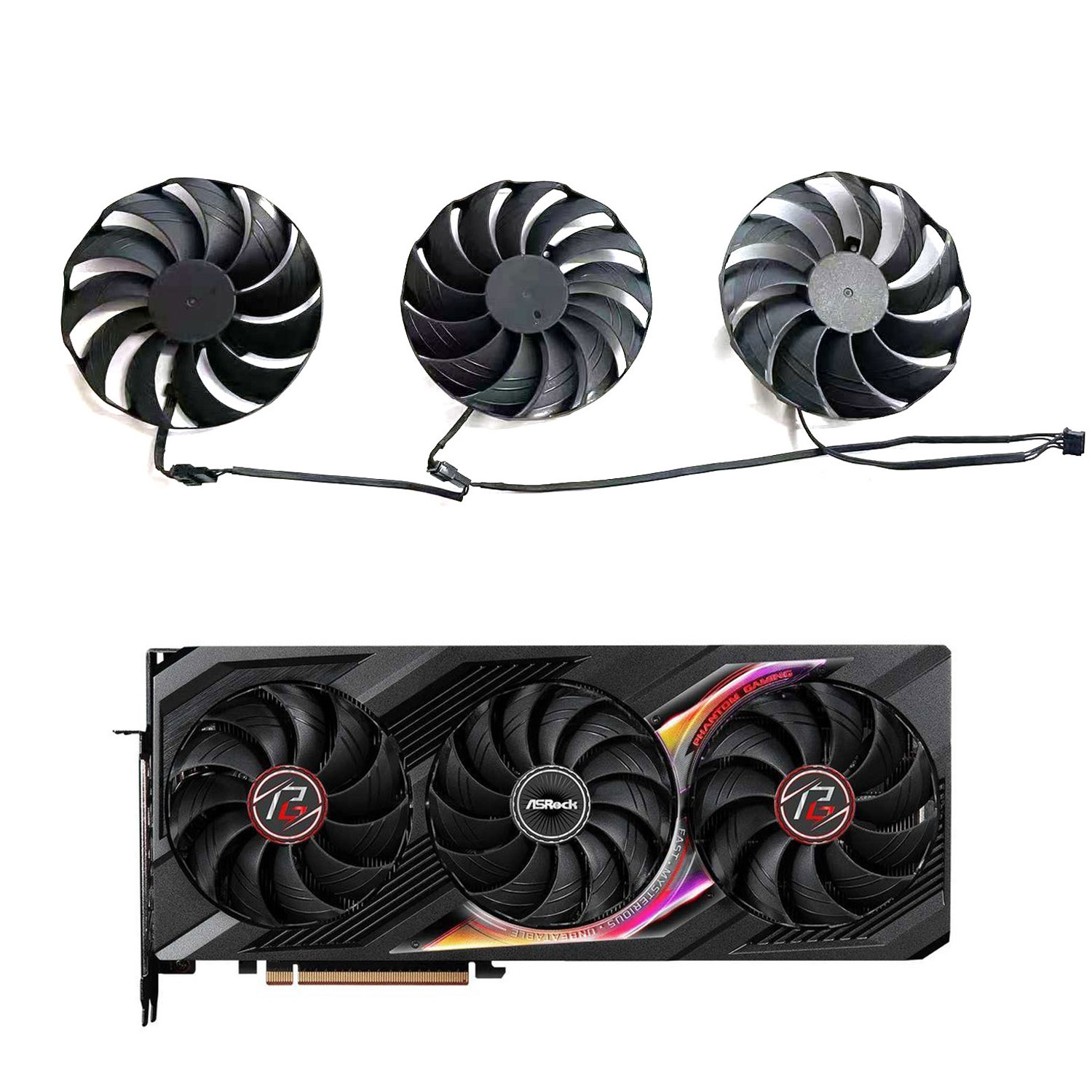 New Cooling Fan 4PIN 98MM CF10 - огляд і ціна Rx 7800 Xt 16Gb