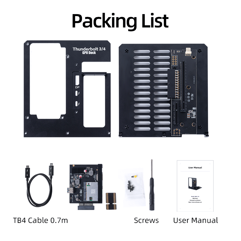 eGPU Thunderbolt 4/3 TB3/TB4 T - огляд і ціна Gpu External Dock Egpu Thunderbolt 4