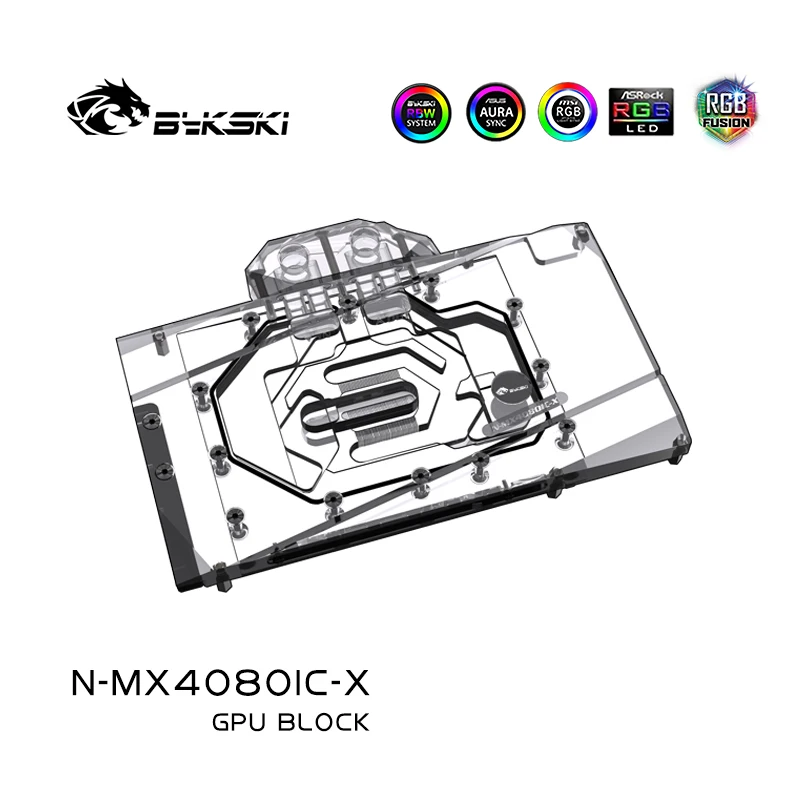 Bykski GPU Block for MAXSUN RT - огляд і ціна Rtx 4080 Water Cooling Block