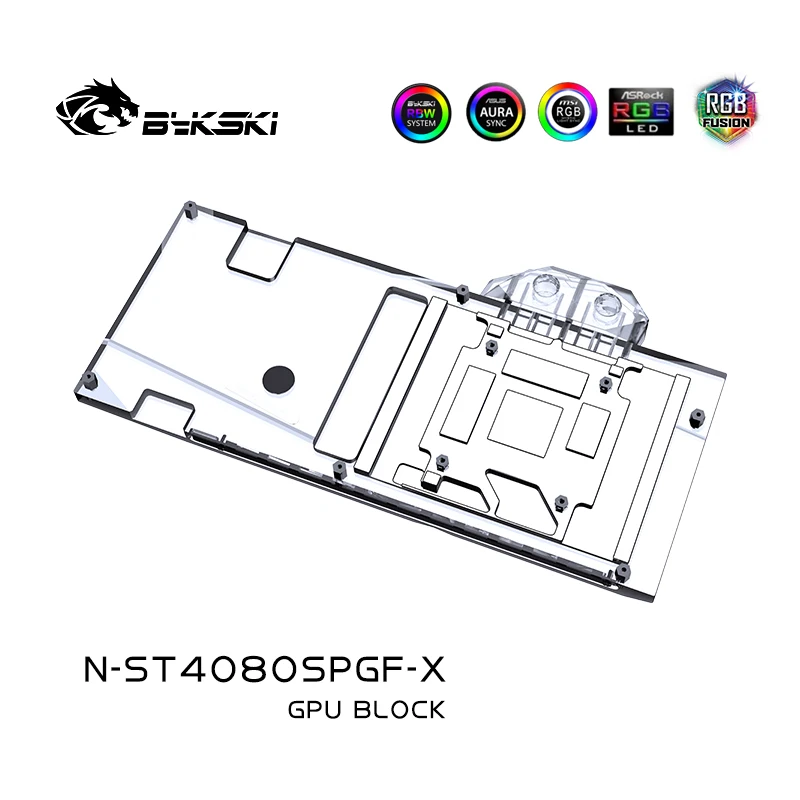 Bykski GPU Block for Zotac GeF - огляд і ціна Rtx 4080 Water Cooling Block