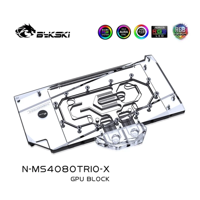 Bykski GPU Block for MSI RTX 4 - огляд і ціна Rtx 4080 Water Cooling Block