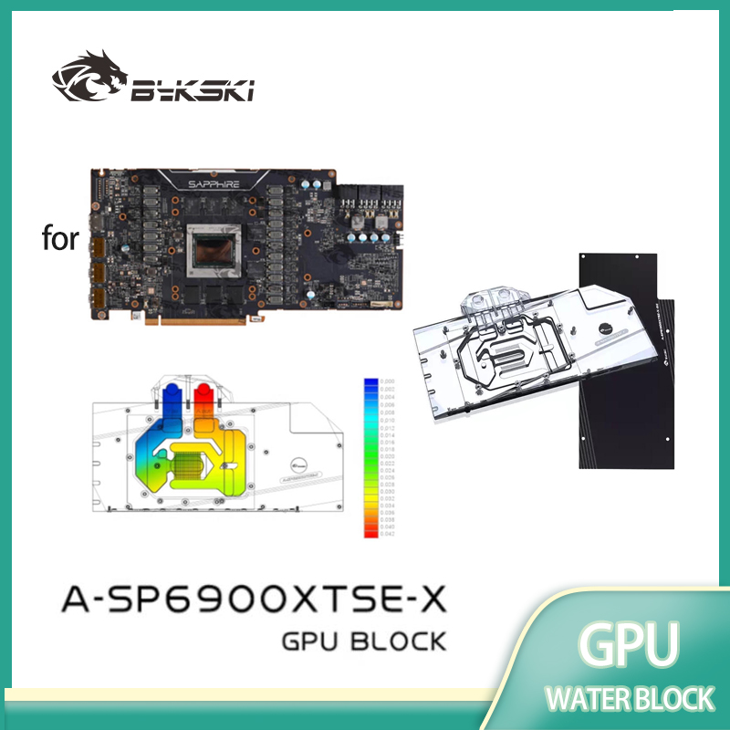 Bykski GPU Water Block for SAP - огляд і ціна Rx 6900 Xt 16Gb